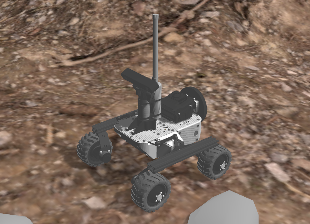 Leo Rover Integrations Gazebo simulation with ZED2